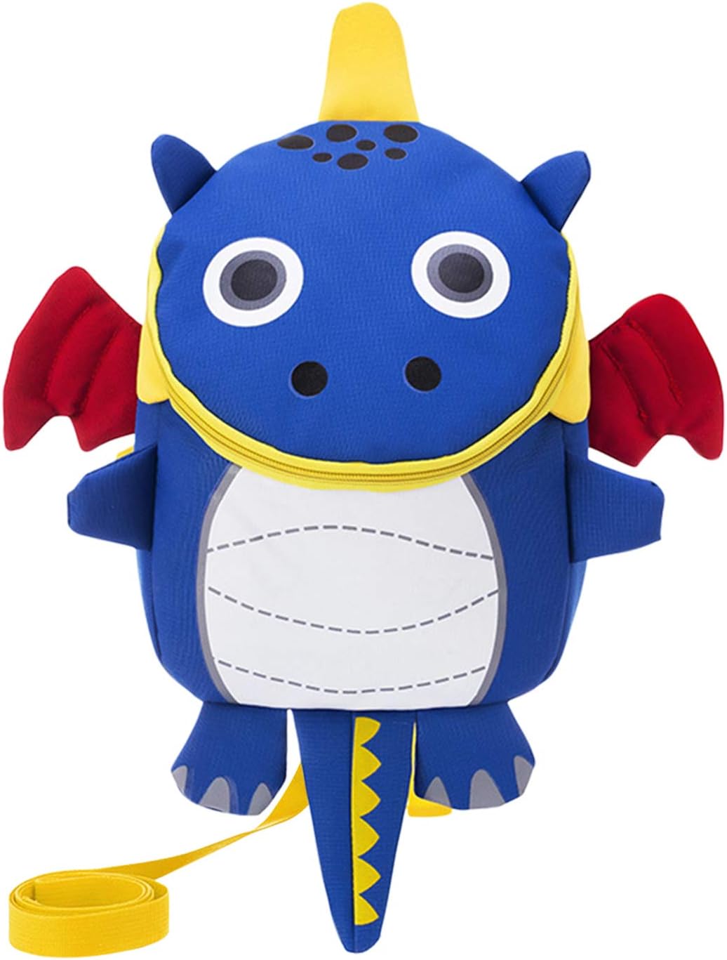 Moonlove Kids Toddlers Cute Dinosaur Walking Safety Harness Backpack Baby Walker's Bag With Safety Reins Belts Travel Bag Cartoon Nursery School Backpack for Boys Girls