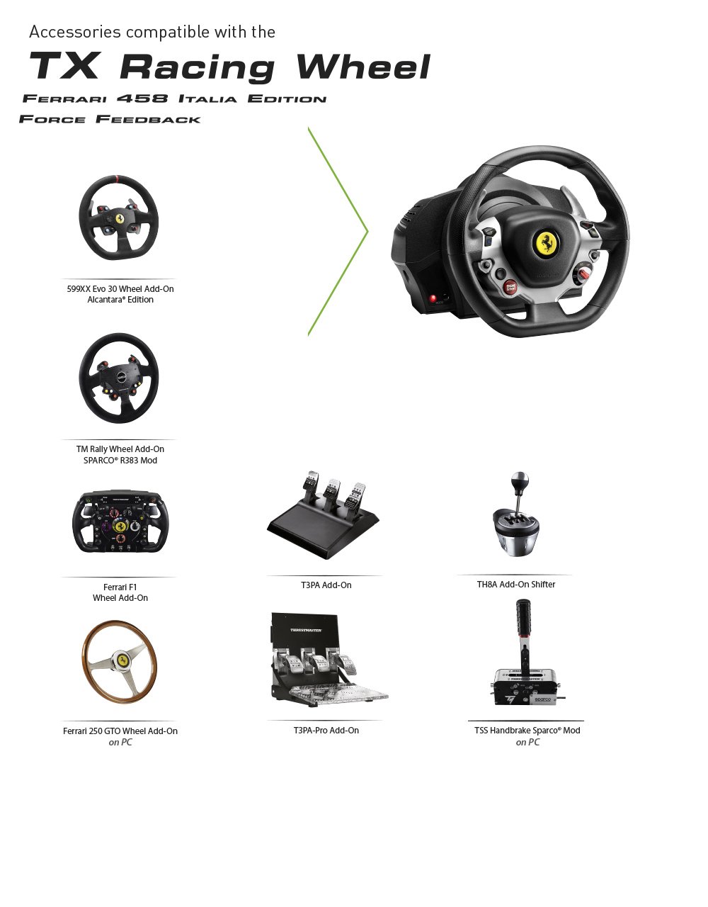 Thrustmaster TX Racing Wheel Ferrari 458 Italia Edition (XBOX ONE/PC)
