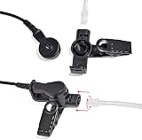 HYS Covert Acoustic Tube Security Earpiece PTT Mic for Motorola CP040 DP1400 view 3