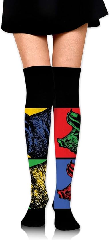 Personalized Socks With Animal Pig Pop Art Print Over Knee Socks Thigh High Long Stockings At Amazon Women S Clothing Store