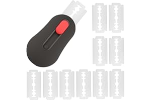 Bread Lame with 11 Blades Magnetic Sourdough Bread Scoring Tool Sour Dough Baking Knife Supplies Scorer (Black)