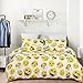Vaulia Lightweight Microfiber Duvet Cover Set, with Zipper Closure, Lovely Emoji Pattern, Queen