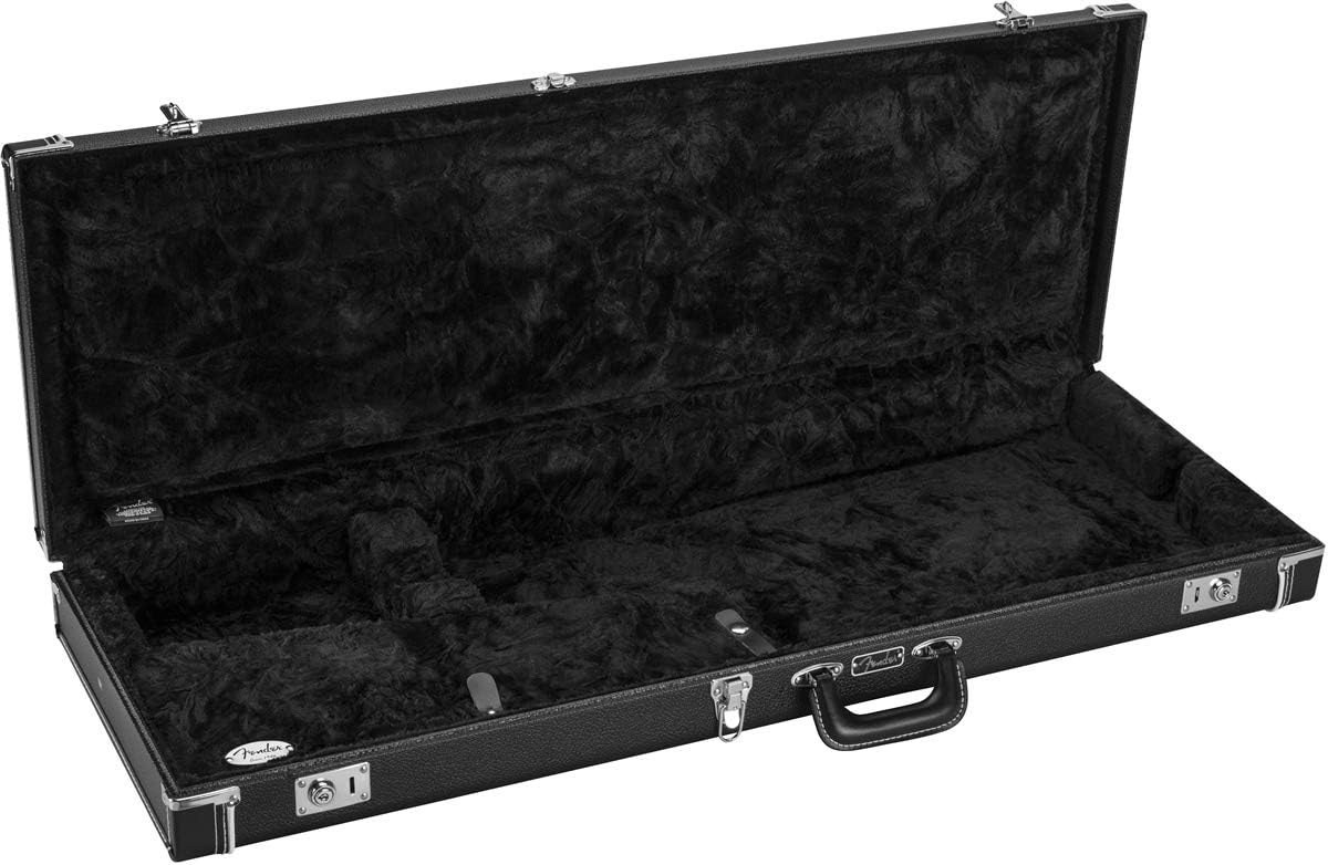 Fender Classic Series Electric Guitar Wood Case, Stratocaster/Telecaster, Black, Stratocaster / Telecaster - Image 3