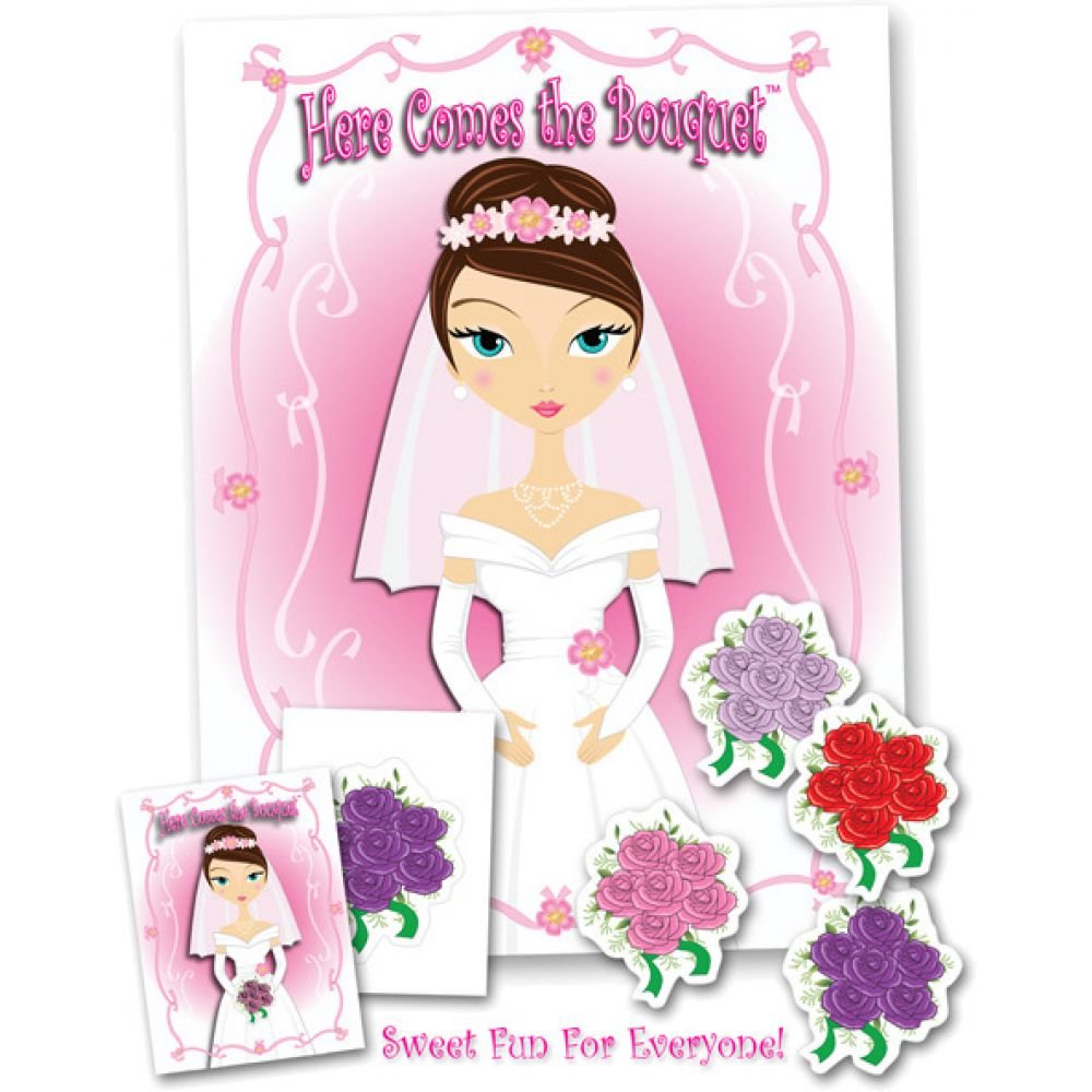Ball & Chain Here Comes The Bride Bouquet Hen Party Game