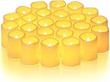 Homemory 24Pack Flickering Flameless Votive