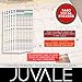 1440 Calendar Stickers for Appointments, Dates, Business, Work (6 Sheets x 240 Pieces)