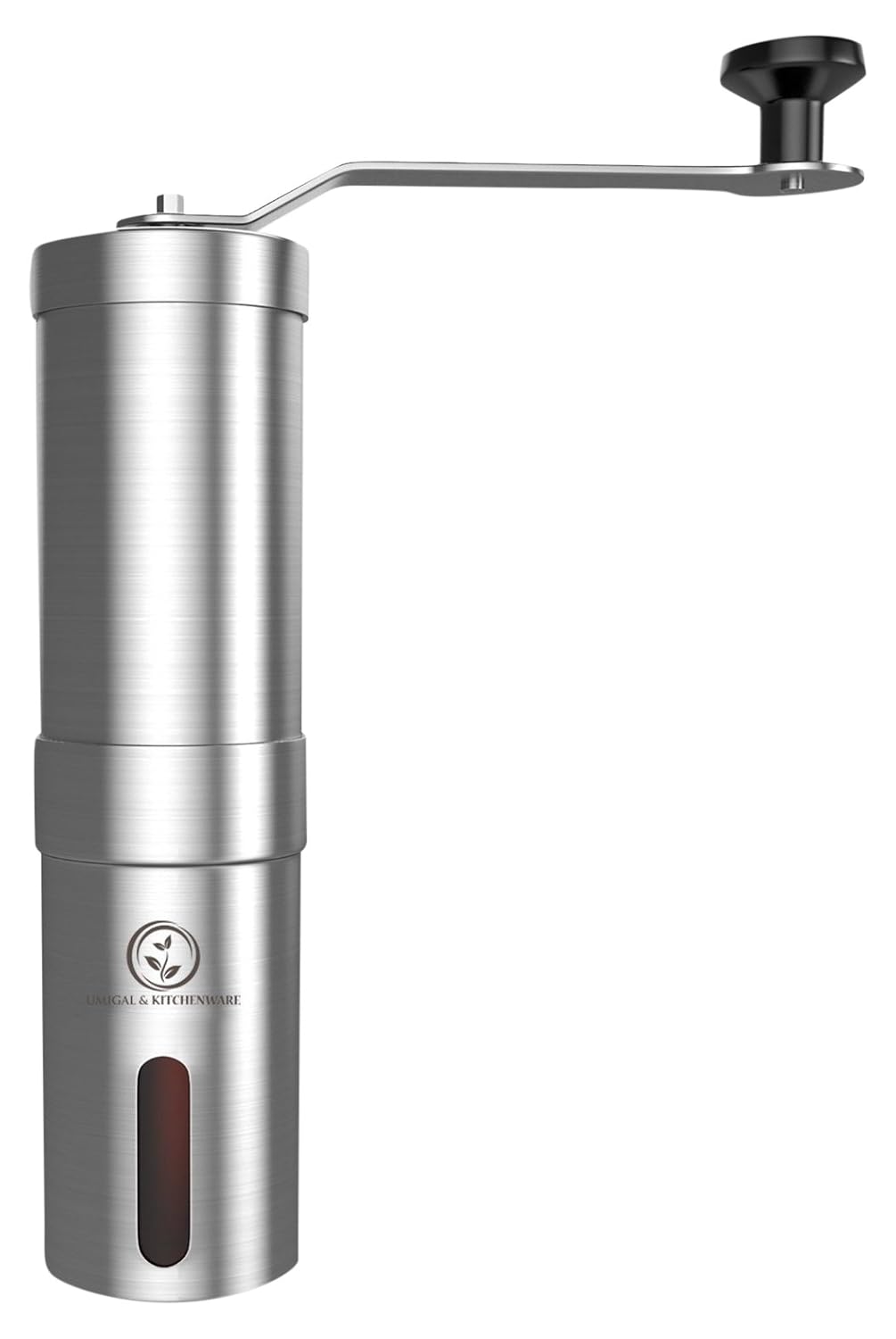 UMIGAL Molinillo de café manual con mecanismo de cerámica acero inoxidable molinillo