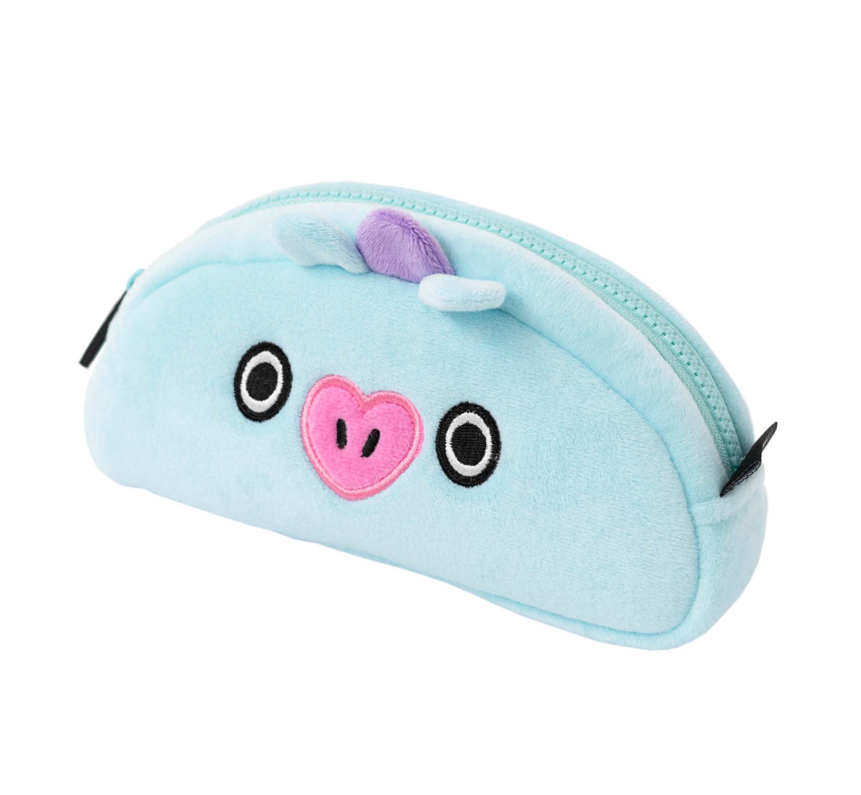 Grupo Erik School Pencil Case - BT21 Mang Kawaii Stationery | Cute Makeup Bag, Plush Pencil Case, Back to School Supplies, Office Stationery Supplies | Kawaii Gifts
