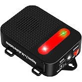 Angveirt Ultrasonic Rodent Repellent Under Hood Battery Operated Pest Repeller with Strobe Lights, Humane Mouse Deterrent for Car Engines, Garage – Prevents Nesting & Wire Damage, 1 Pack