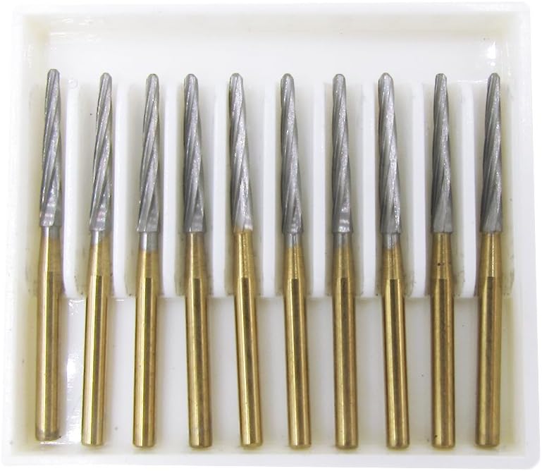 10pcs Tungsten carbide finishing burs FG