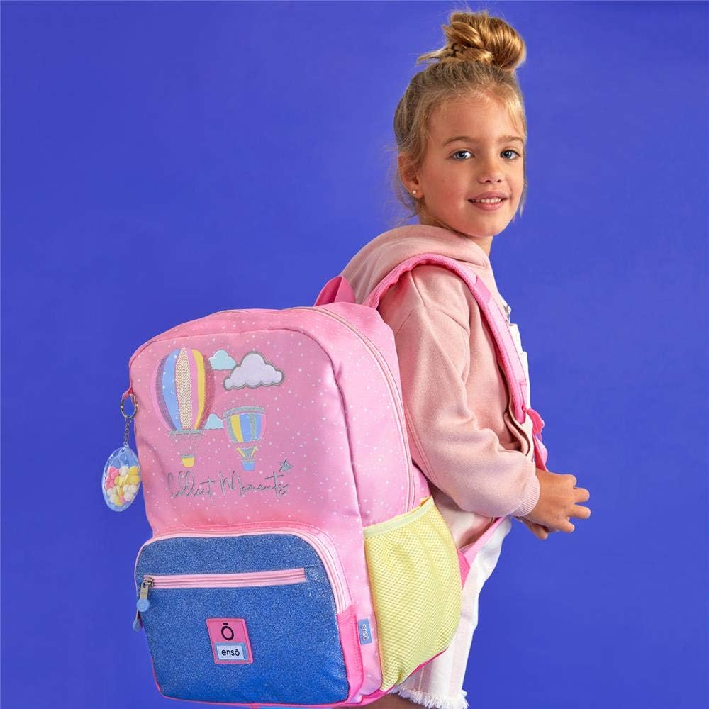 Enso Valigia Per Bambini 2 Ruote Multidirezionali - Trolley Cavalcabile, 50x38x20 Cm, Colore Ciano - Foto 10