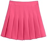 chouyatou Women's Simple High Waist All Around