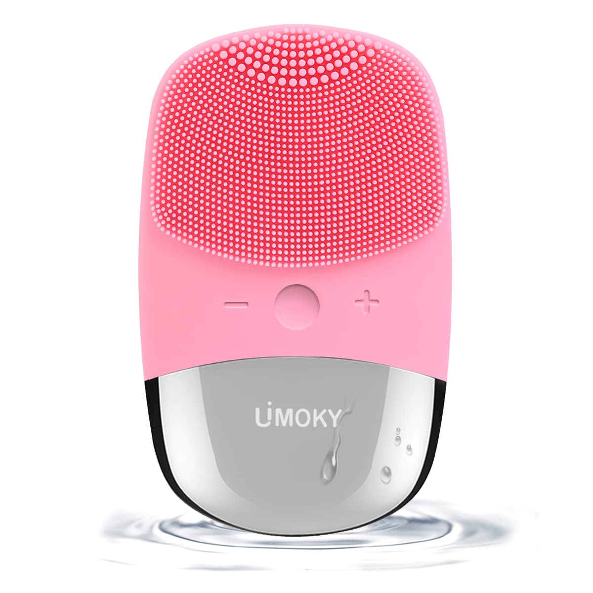 Photo 1 of Facial Cleansing Brush, 3-in-1 Electric Silicone Face Scrubber, Vibrating Massager, IPX7 Waterproof, USB Rechargeble Pore Brush for Deep Cleanning, Blackhead Remover, Exfoliating (Pink)
