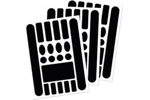 3 Sheets Bike Frame Protection Tape Sticker, Bicycle Chainstay Protector Adhesive Bicycle Chain Guard Protector Film Cover fo