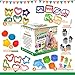 Vanli's Kids Bento Lunch Box | 45 Pcs in 1 Set| Includes Sandwich Crust, Vegetable & Small Cookie Cutters, Silicon Cupcake & Rice Molds, Fruit Forks, Picks & Cleaning Brush