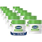 Cetaphil Face & Body Moisturizer, Hydrating Moisturizing Cream for Dry to Very Dry, Sensitive Skin, NEW 1 oz 12 Pack, Fragrance Free, Non-Comedogenic, Non-Greasy