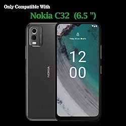 Case for Nokia C32 Case- Frosted Black Thin Soft