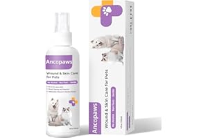 Ancopaws Hot Spot Treatment for Dogs - Plant-Based Skin Relief Spray Soothes Allergies, Stops Itching & Licking | Calms Infections, Supports Wound Care | Non-Irritating Formula for Dogs & Cats(4oz)