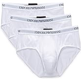 Emporio Armani Men's Cotton Briefs, 3-Pack