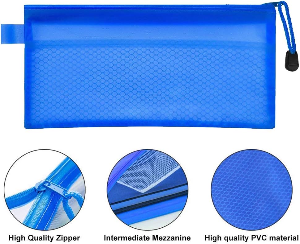 FOCCTS 16 Pcs A6 Zipper File Bags - Image 4