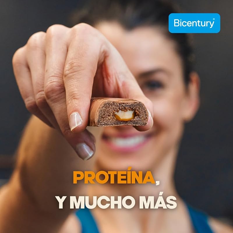 Barritas Proteicas Choco Brownie 20g Proteína | Pack 12 Barritas | Sin Azúcares Añadidos | Alto en Fibra | Snack Fitness Rico en Proteínas