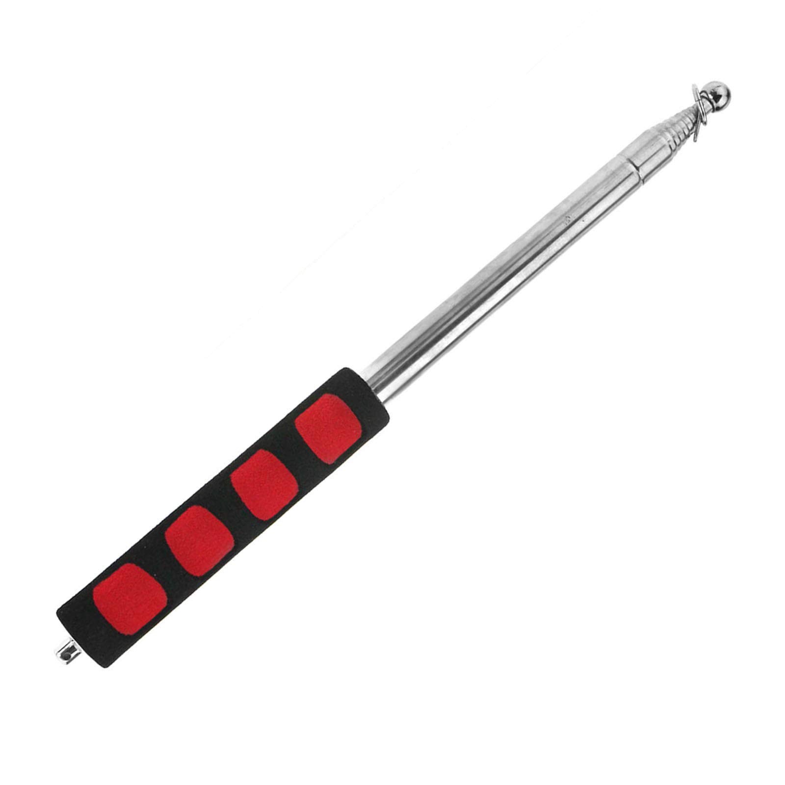 YINETTECH 2M Extendable Handheld Flag Pole Telescopic Portable Flagpole 28 x 2.5 x 2.5cm, Stainless Steel