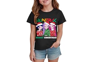 K pop Demon Shirt for Girls Cute Cartoon Graphic Tshirt Funny Kids Sweatshirt Tops Short Sleeve Shirts Christmas