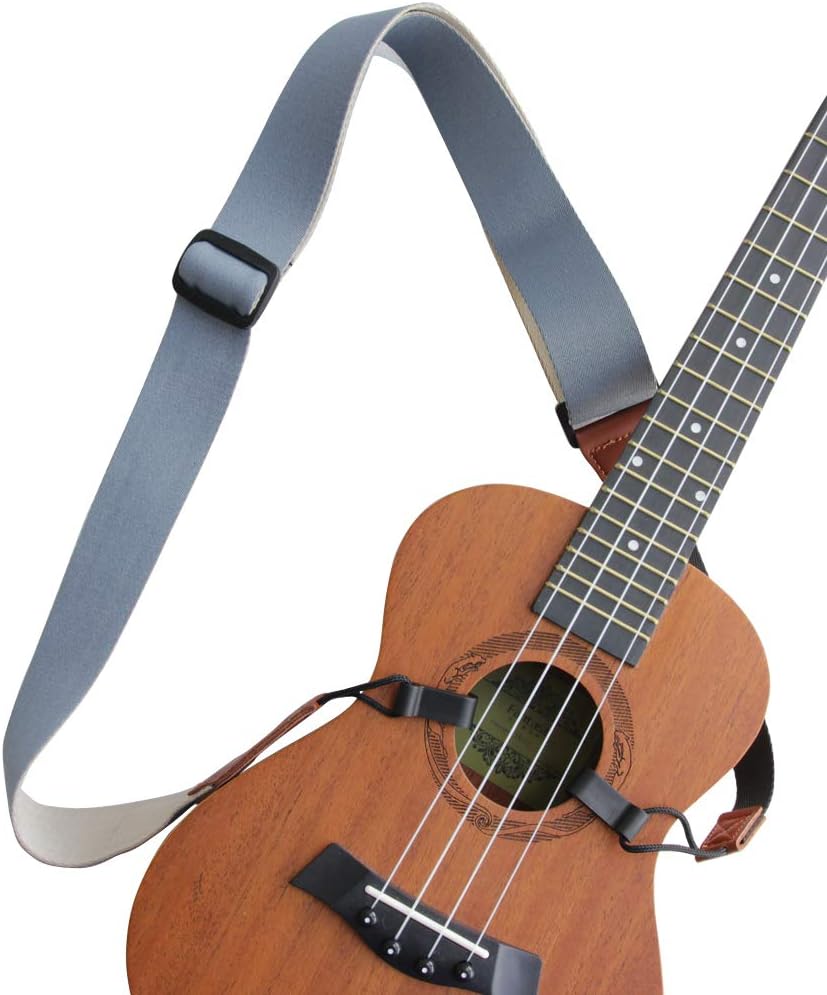 Ukulele Straps Shoulder No Drilling, Woven Uke Strap with