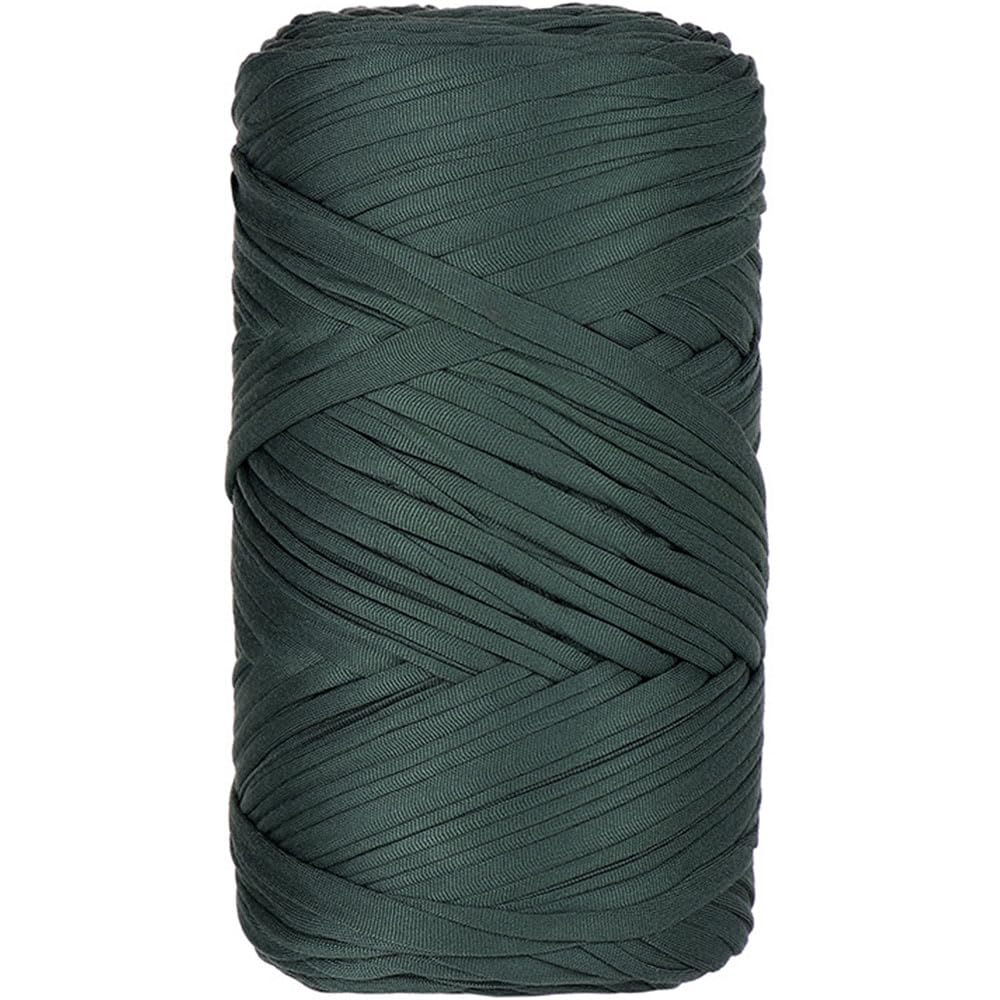 1 Pcs 400g Cotton Soild Color T-Shirt Yarn Fabric Crochet Yarn for DIY Knitting Handbags Hat Shoes Purse Basket