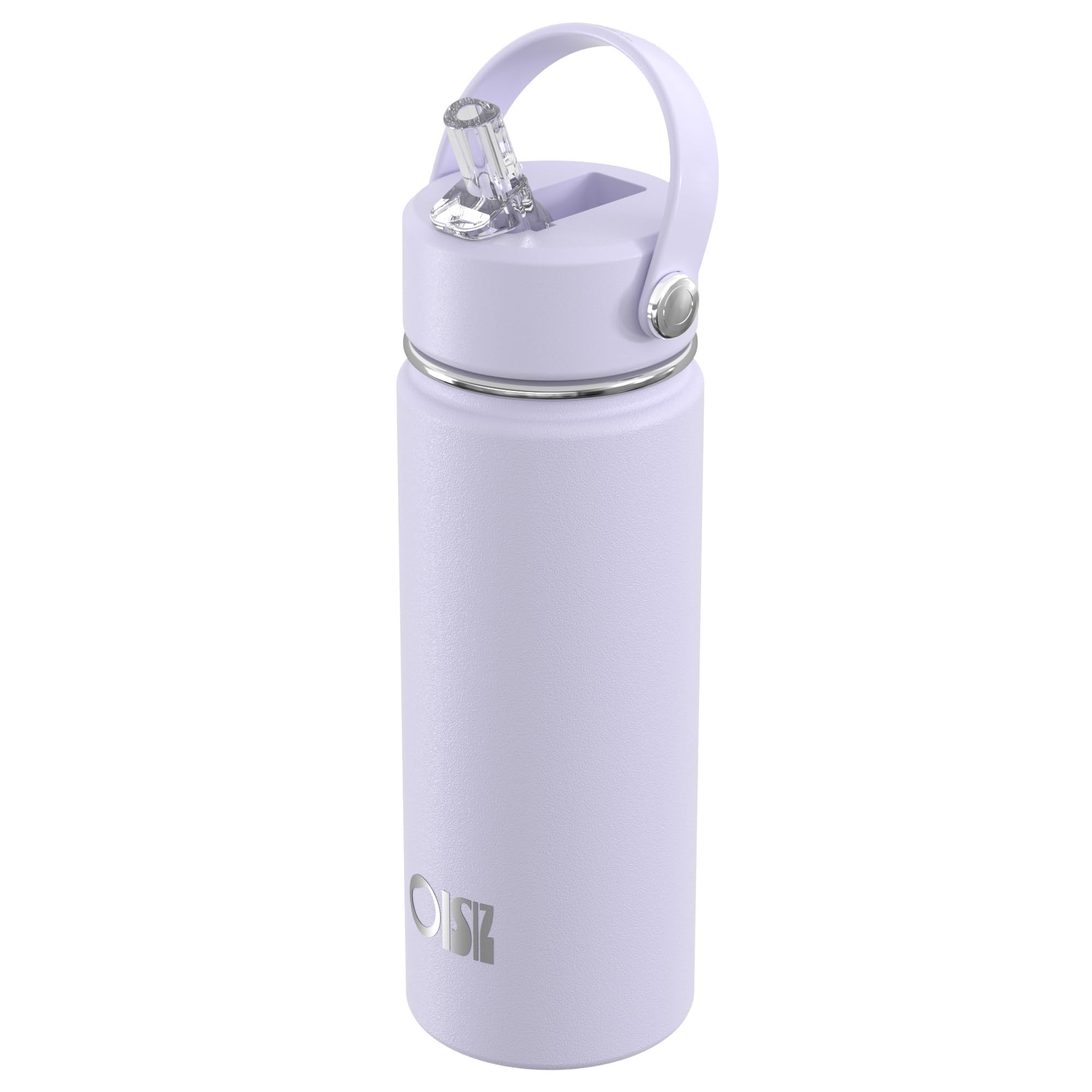 Photo 1 of OISIZ 18oz Kids Water Bottle with Straw Lid, Vacuum Insulated Water Bottle 316 Stainless Steel Water Bottles for Kids for School, Leakproof Water Bottle, BPA Free and Keep Cold for 24 Hours