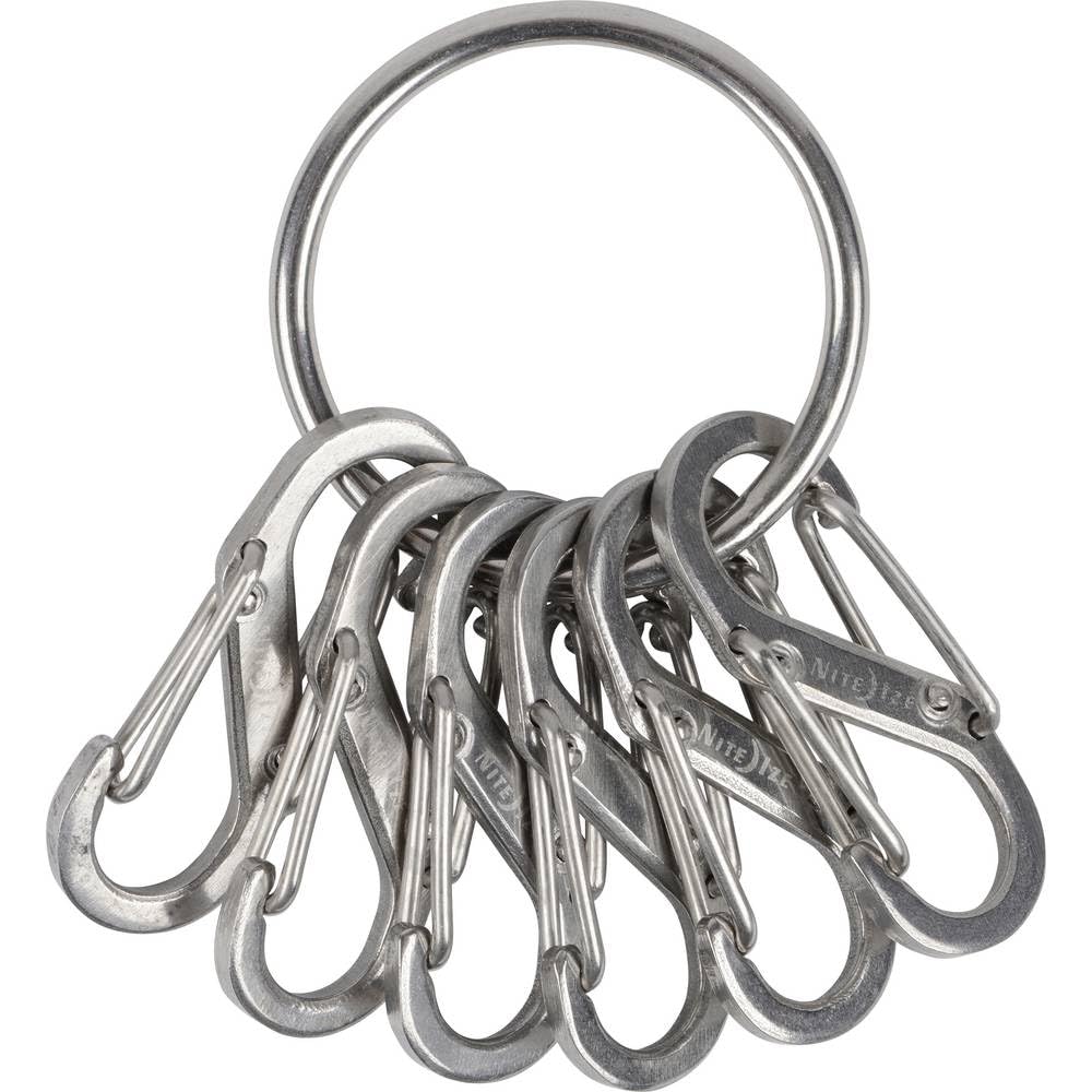 KeyRing Steel-Stainless S-Biners