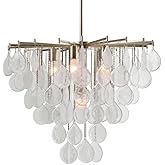 Uttermost Goccia - 6 Light Tear Drop Glass Pendant
