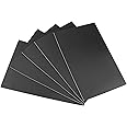 Storystore Foam Sheets Self Adhesive Closed Cell Foam Neoprene Rubber Sheets Insulation Anti Vibration Foam Rubber Pads with Adhesive, Black (12" x 8" x 1/8", 5)