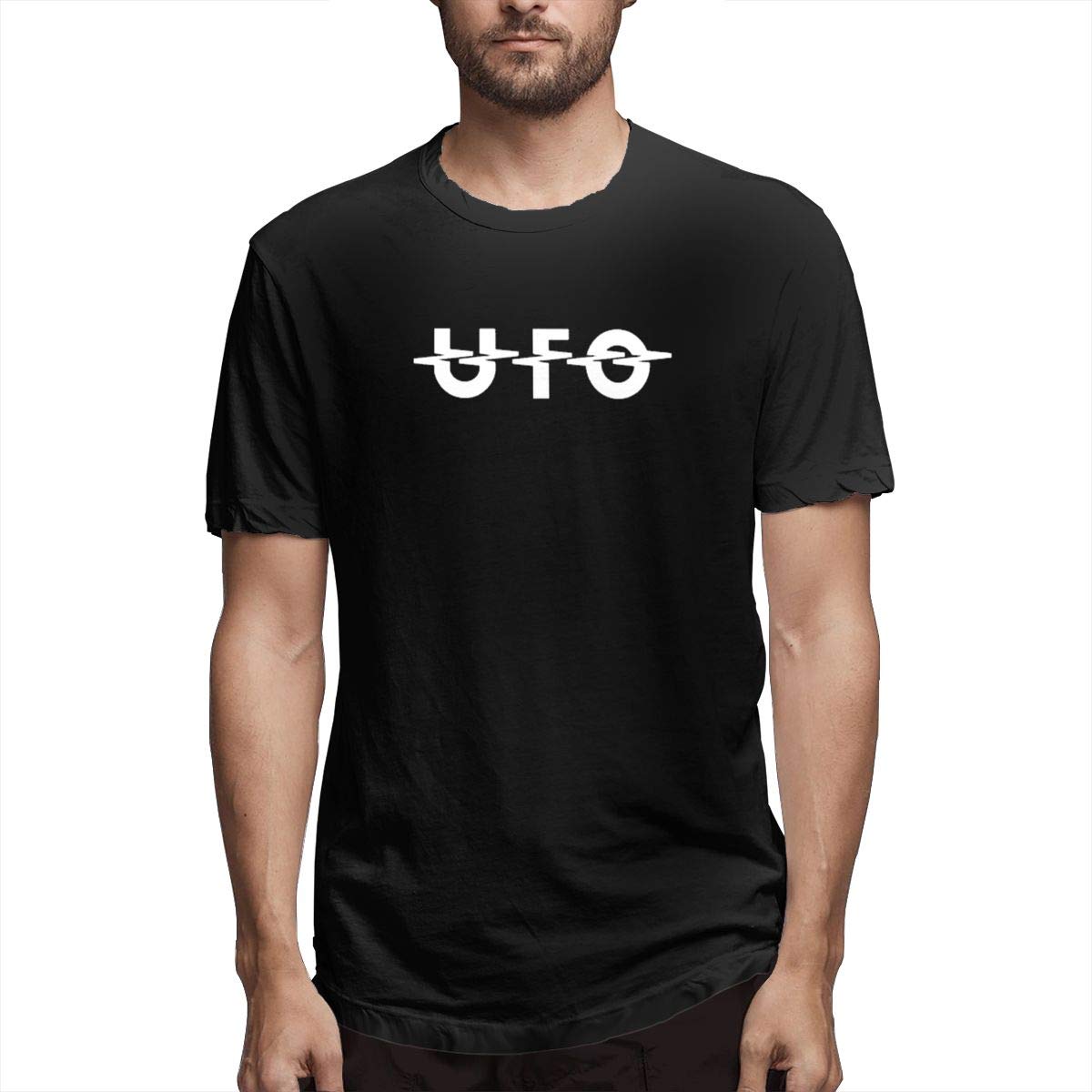 Ufo Band Rock Music Metal Comfortable S T Shirt Black Stellanovelty