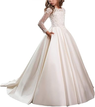 white first communion dress