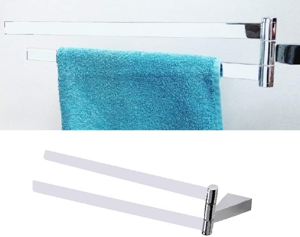 OBI Tresa toallero de barra con los brazos móviles : Amazon.es ...