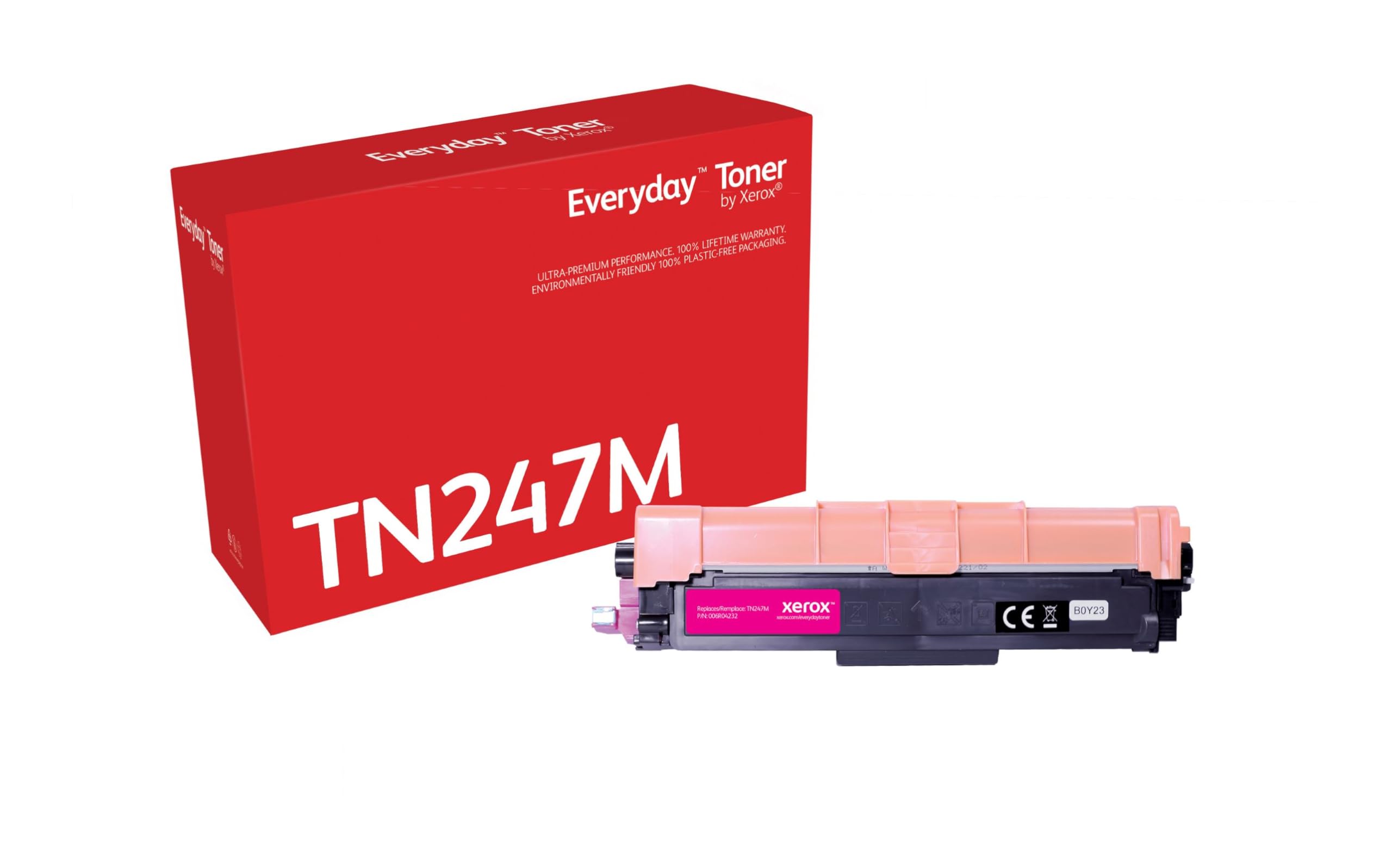 Everyday by Xerox Compatible Brother TN247M Magenta Toner, High Capacity