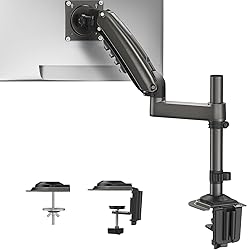 HUANUO Single Monitor Mount, Adjustable Monitor Arm