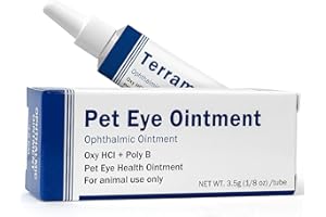 PKperekond Pet Eye Cream for Cats, Dogs, Cattle, Horses, Sheep, Birds and Kitten, Puppies, 1/8 oz (3.5 g) - 1 Tube