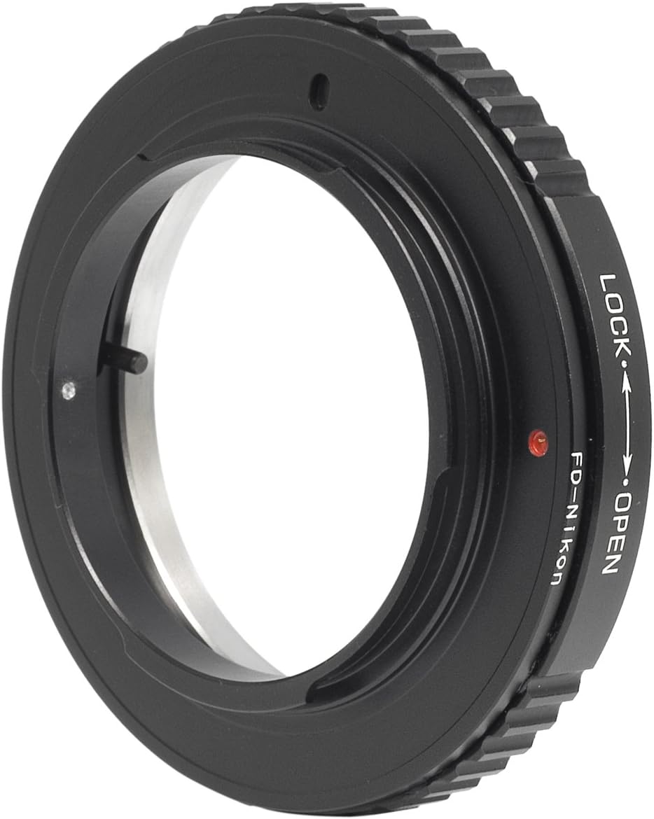 XCSOURCE Adapter Ring for Canon FD Lens to Nikon F Mount Adapter D5100