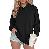 KIFOVEN Women's Casual Hoodies Sweatshirts Fleece Pullover Tops Long Sleeve Winter Fall Outfits