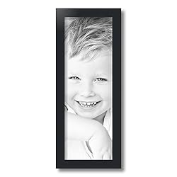 ArtToFrames 7x20 Inch Black Picture Frame, This