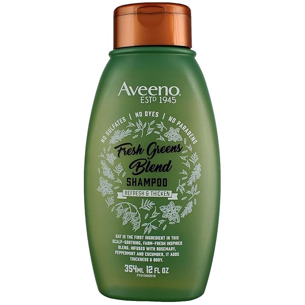 AVEENO SHAMPOO FRESH GREENS BLEND REFESH & THICKEN 12 OUNCE (354ML) (PACK OF 3)