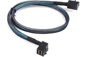 Versatile SFF 8643 to SFF 8643 Cable Adapter with Sideband Works with Various Devices Computer Accessory