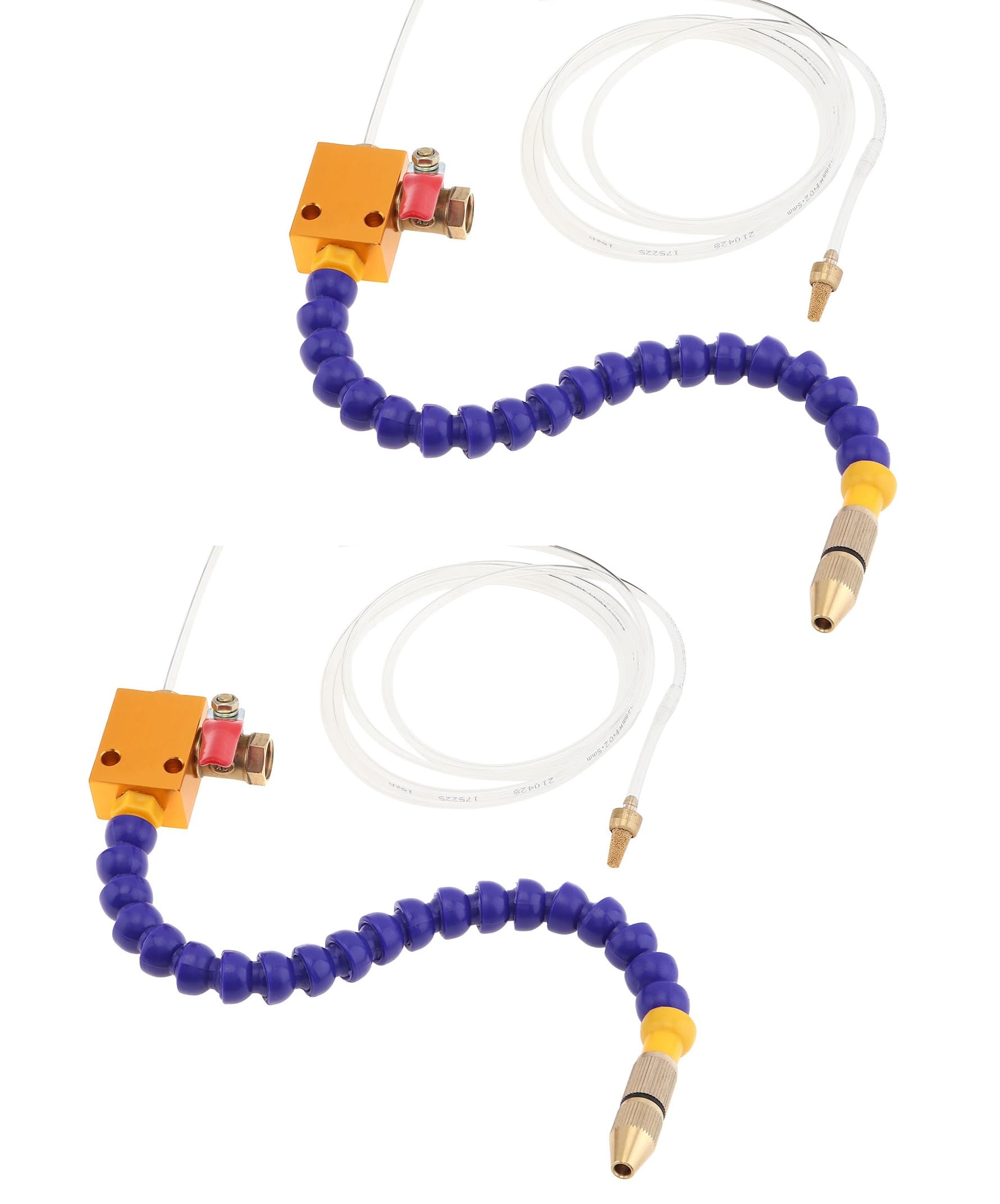 ChgImposs Mist Coolant Mist Lubrication System Unit, Metal Cutting Engraving Cooling Sprayer Machine with Air Pipe for CNC Lathe Milling Drill Machine