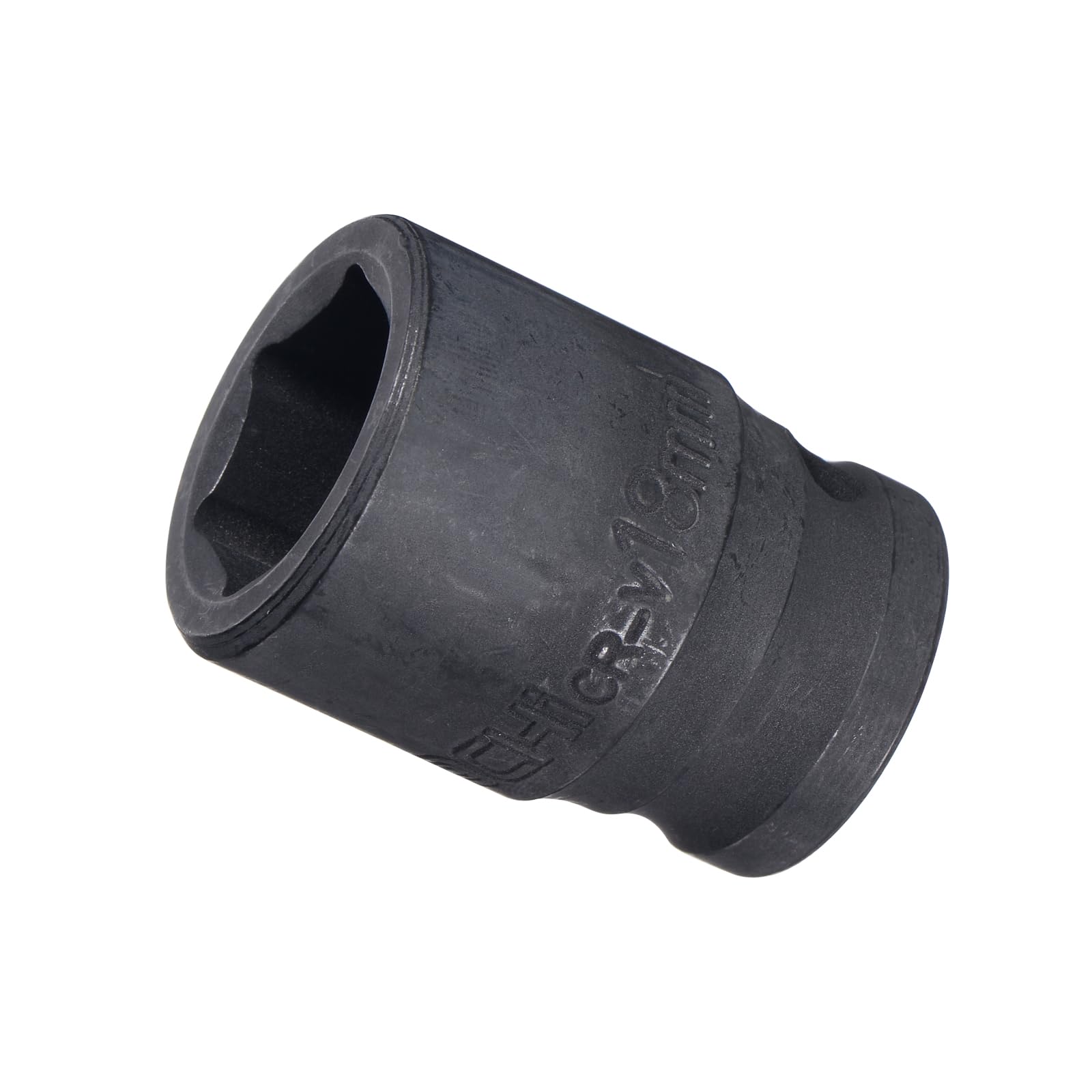 CoCud Deep Impact Socket, 1/2 Inch Drive 18mm Socket Size, CR-V 6-Point Metric Deep Sockets - (Applications: for Remove Tighten Hex Head Bolts Nuts)
