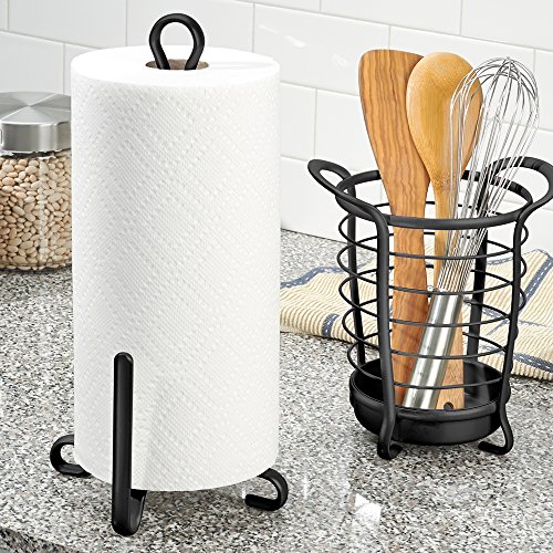 InterDesign Axis Paper Towel Holder for Kitchen Countertops Matte
