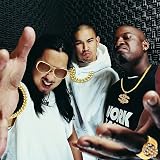 Yontree 5pcs 80s 90s Hip Hop Costume Set Gold Chain Bracelet Ring Glasses view 9