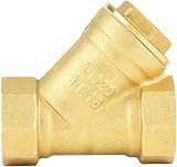 Akozon 3/4" BSPP Y Brass Ball Valve Strainer Filter for Water Oil Separation view 7