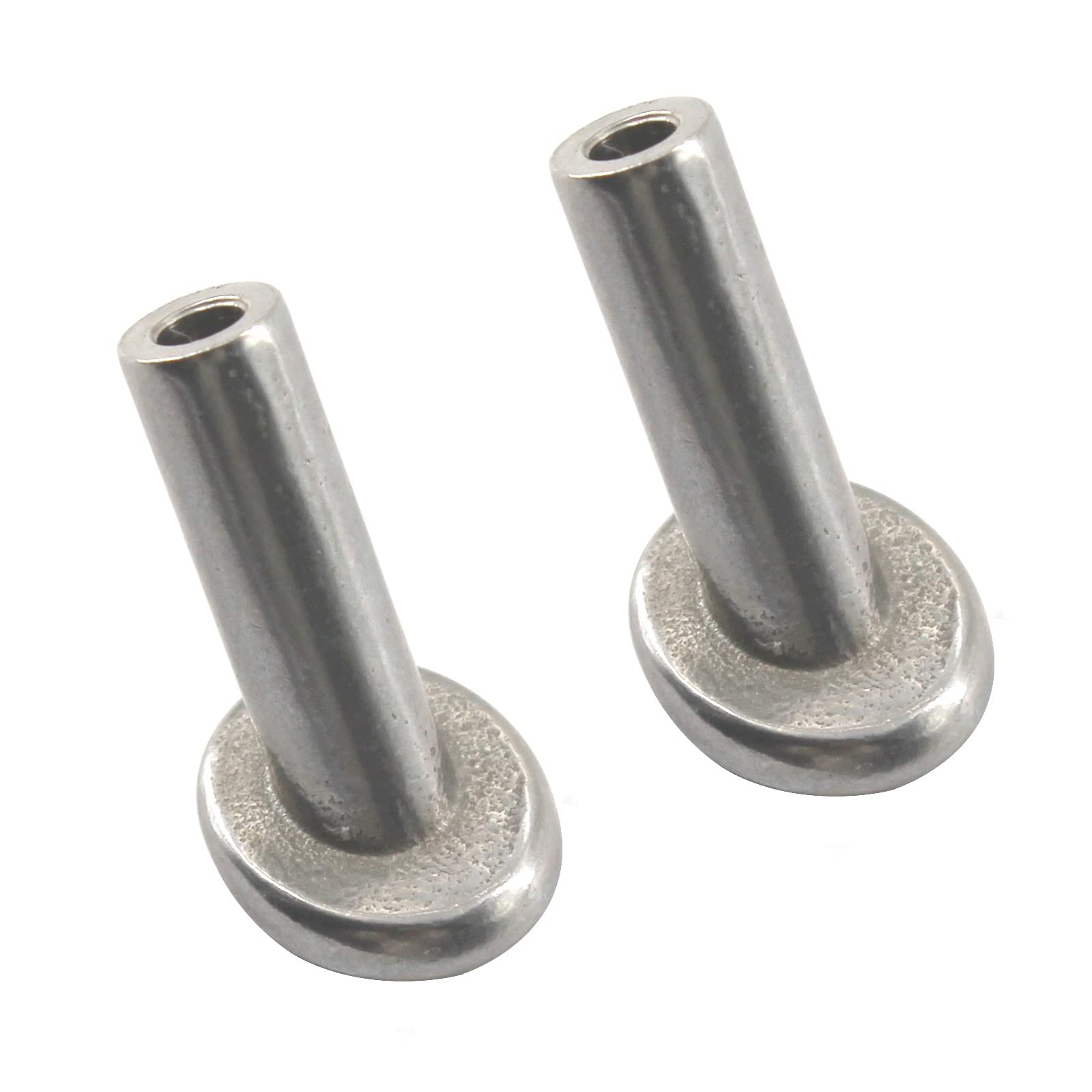 (20 Pieces) 316 Stainless Steel Marine Grade Angled Cable Railing Protector Sleeve for 3/16" Wire Rope Railing Wood Posts Balustrade